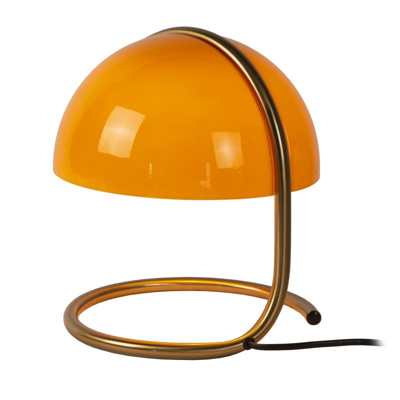 Lucide CATO - Stolná lampa - Ø 23,5 cm - 1xE27 - Oranžová